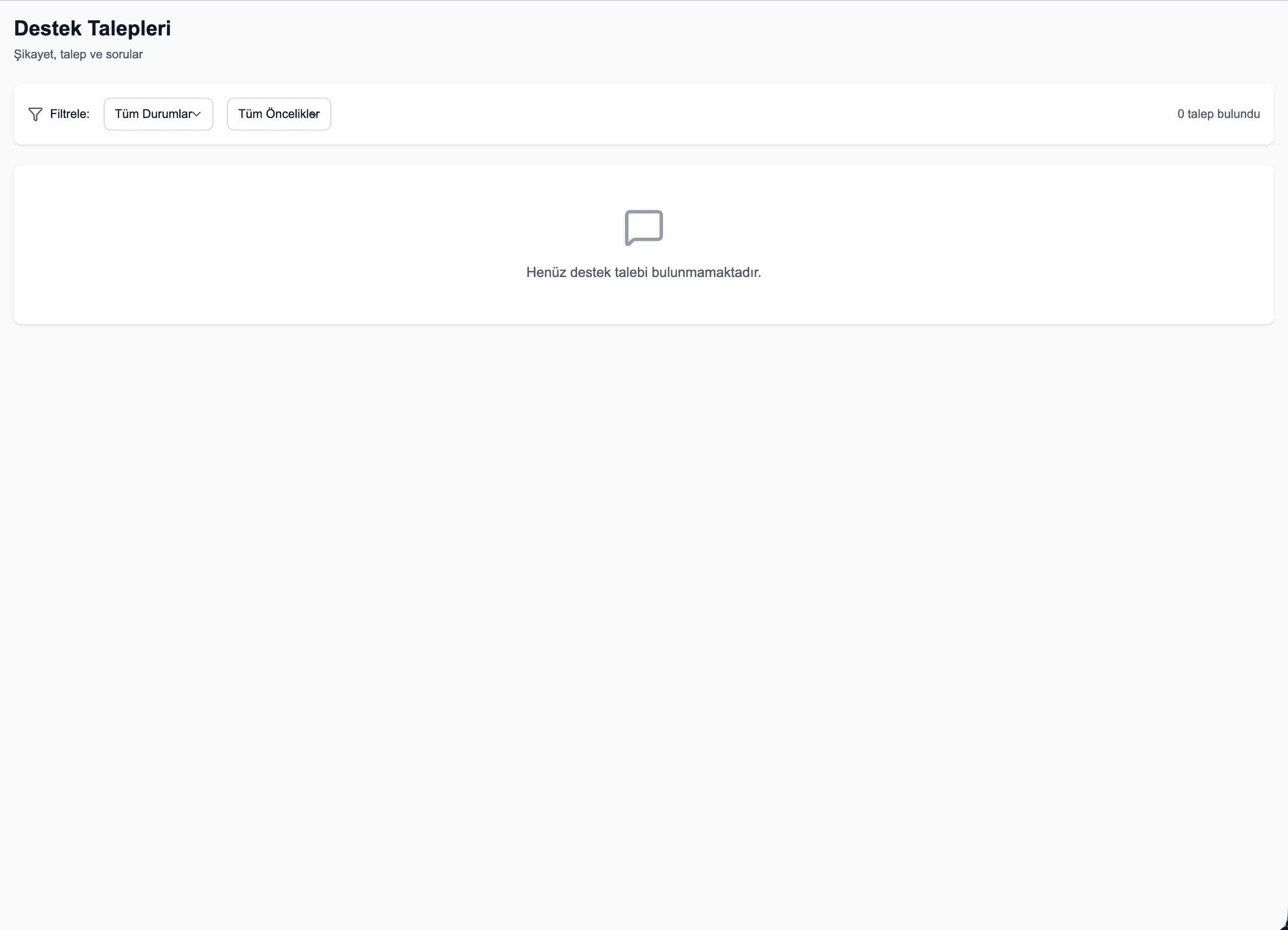 İletişim Merkezi - Ekran 1